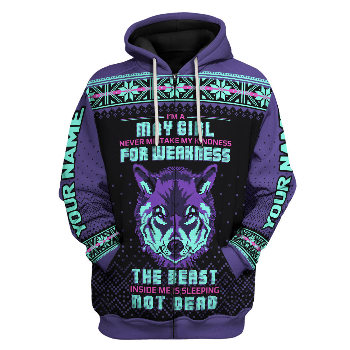 YMskins Personalized Tops May Girl All Over Printed
