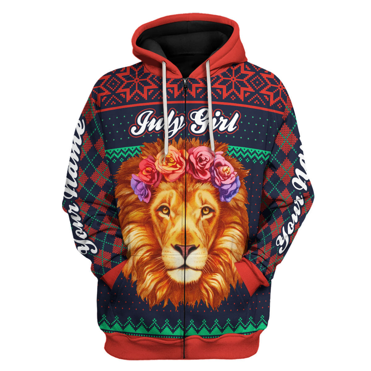 YMskins Personalized Tops July Girl All Over Printed