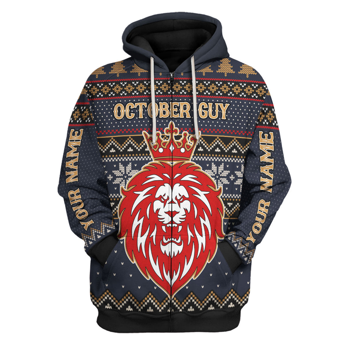YMskins Personalized Tops October King  All Over Printed