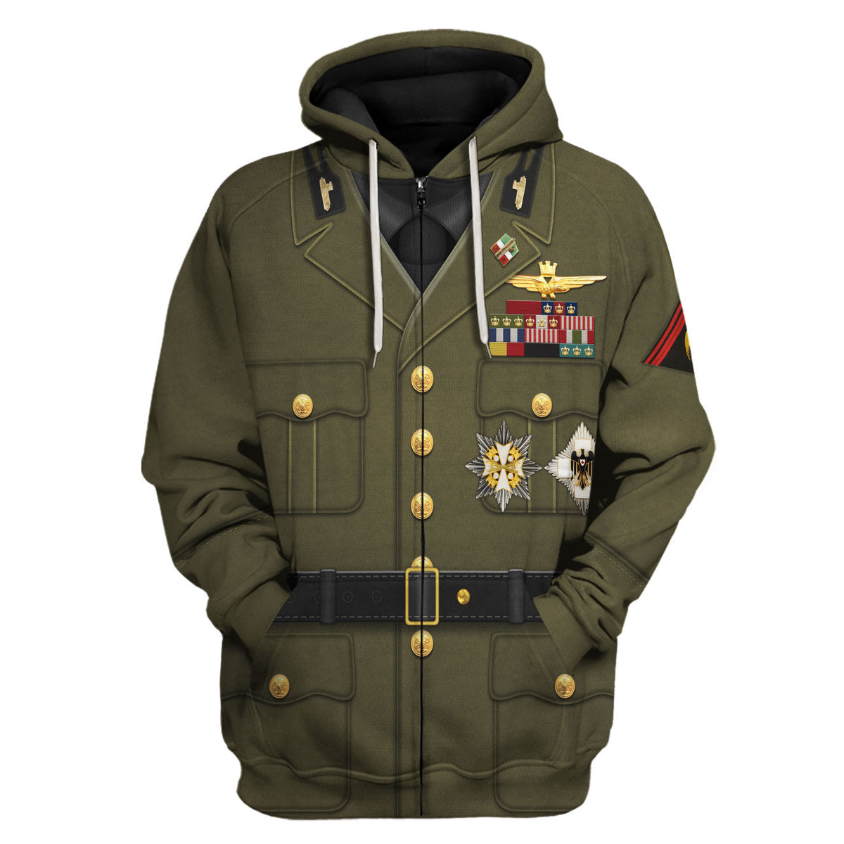 YMskins Benito Mussolini Costume Hoodie Sweatshirt T-Shirt Tracksuit