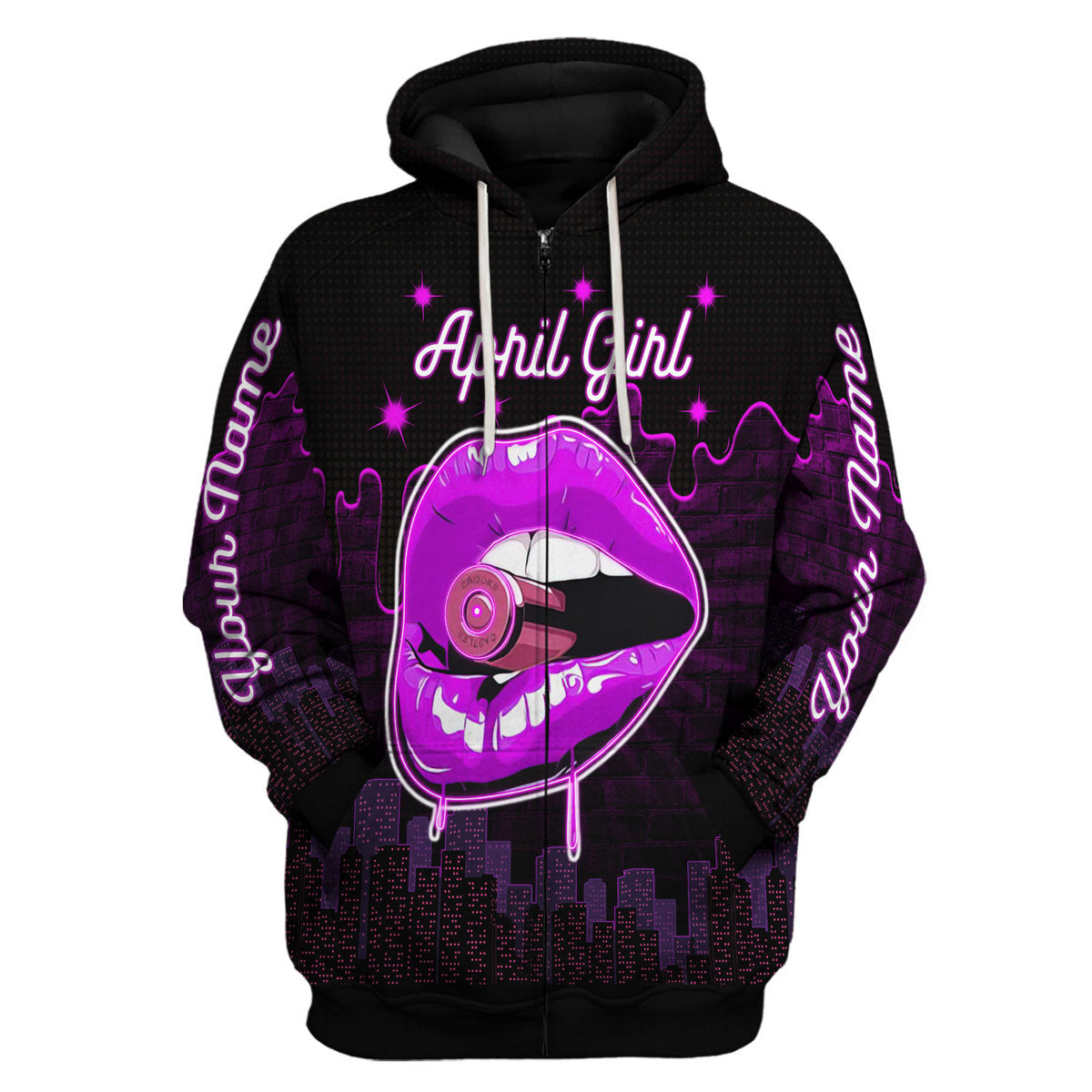 YMskins Personalized Tops I'm An April Girl All Over Printed
