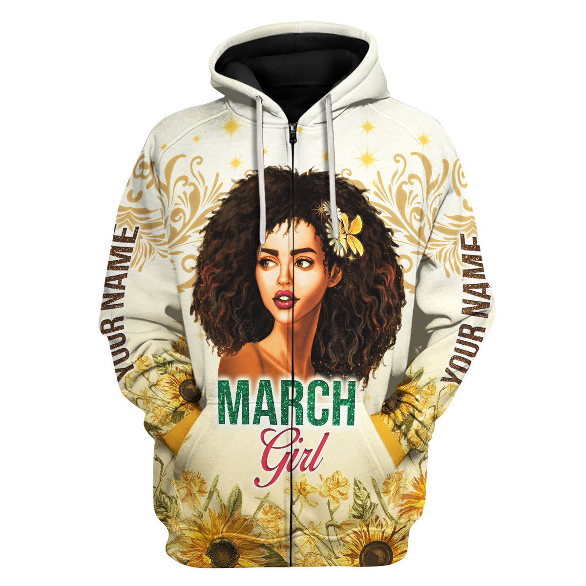 YMskins Personalized Tops March Girl All Over Printed