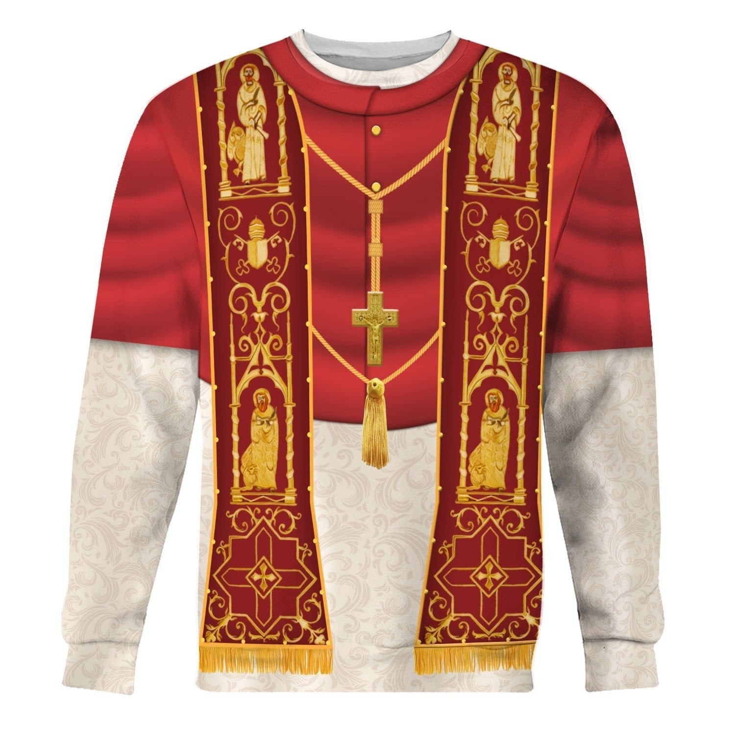 Tracksuit Tops Pullover Sweatshirt Pope Benedict XVI 3D Apparel