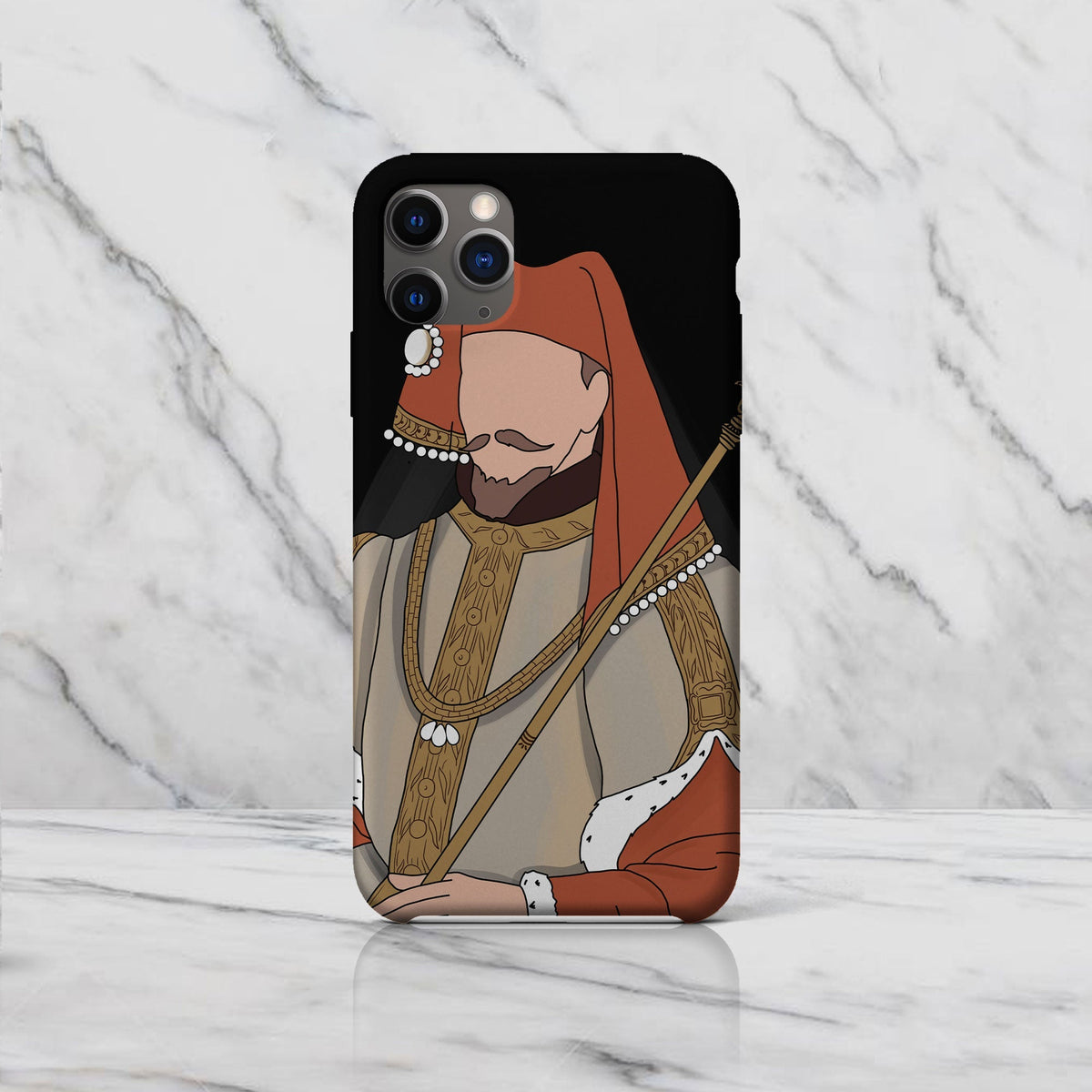 Henry V Of England - Drawing Phone Case