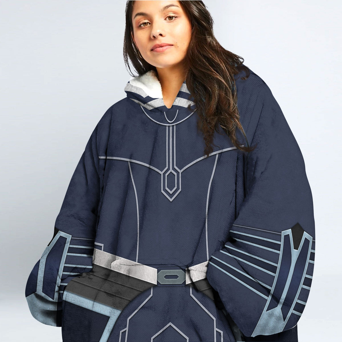 MakerHuman Ahsoka Tano's Cosplay & Costume Over Size Hoodie Fleece One Size