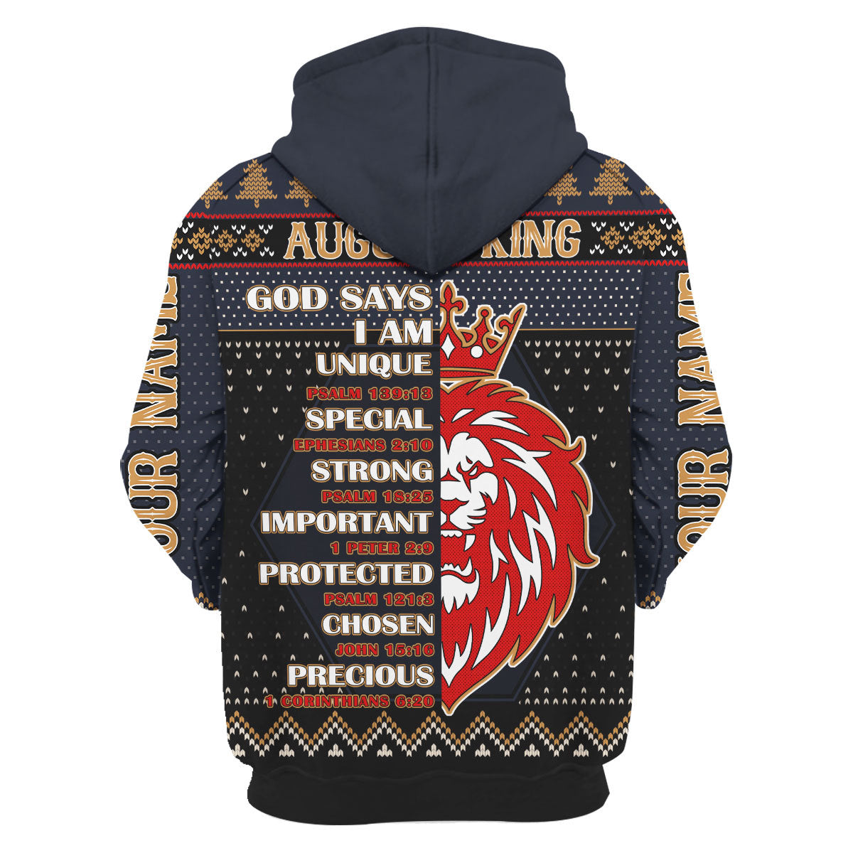 YMskins Personalized Hoodie August Guy All Over Printed