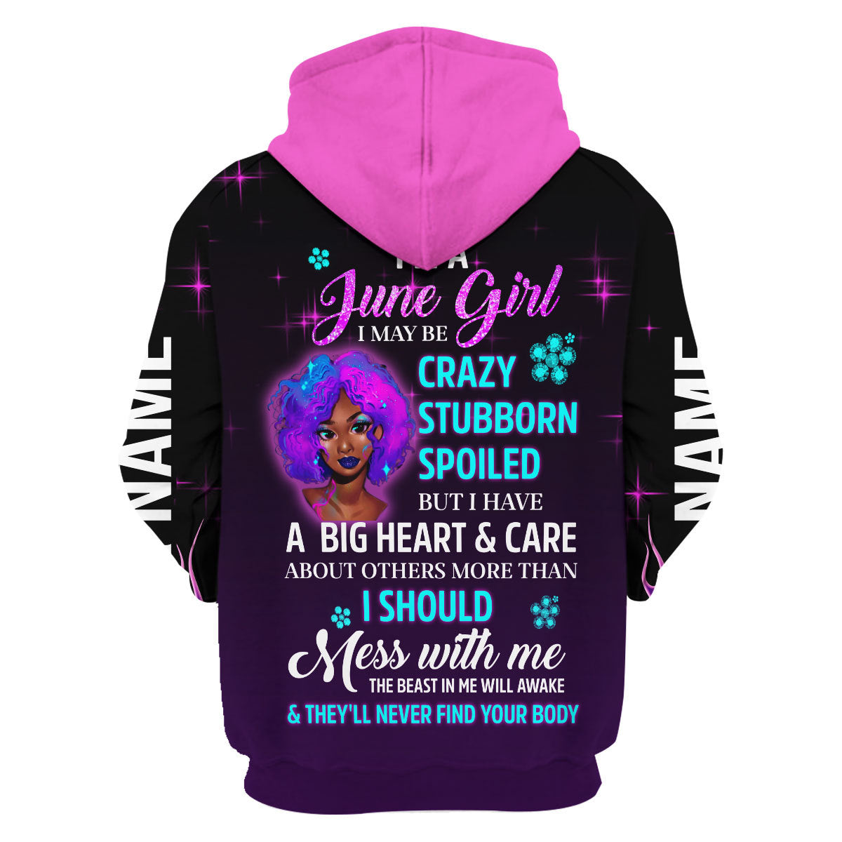 YMskins Personalized Tops Queen Was Born In June All Over Printed