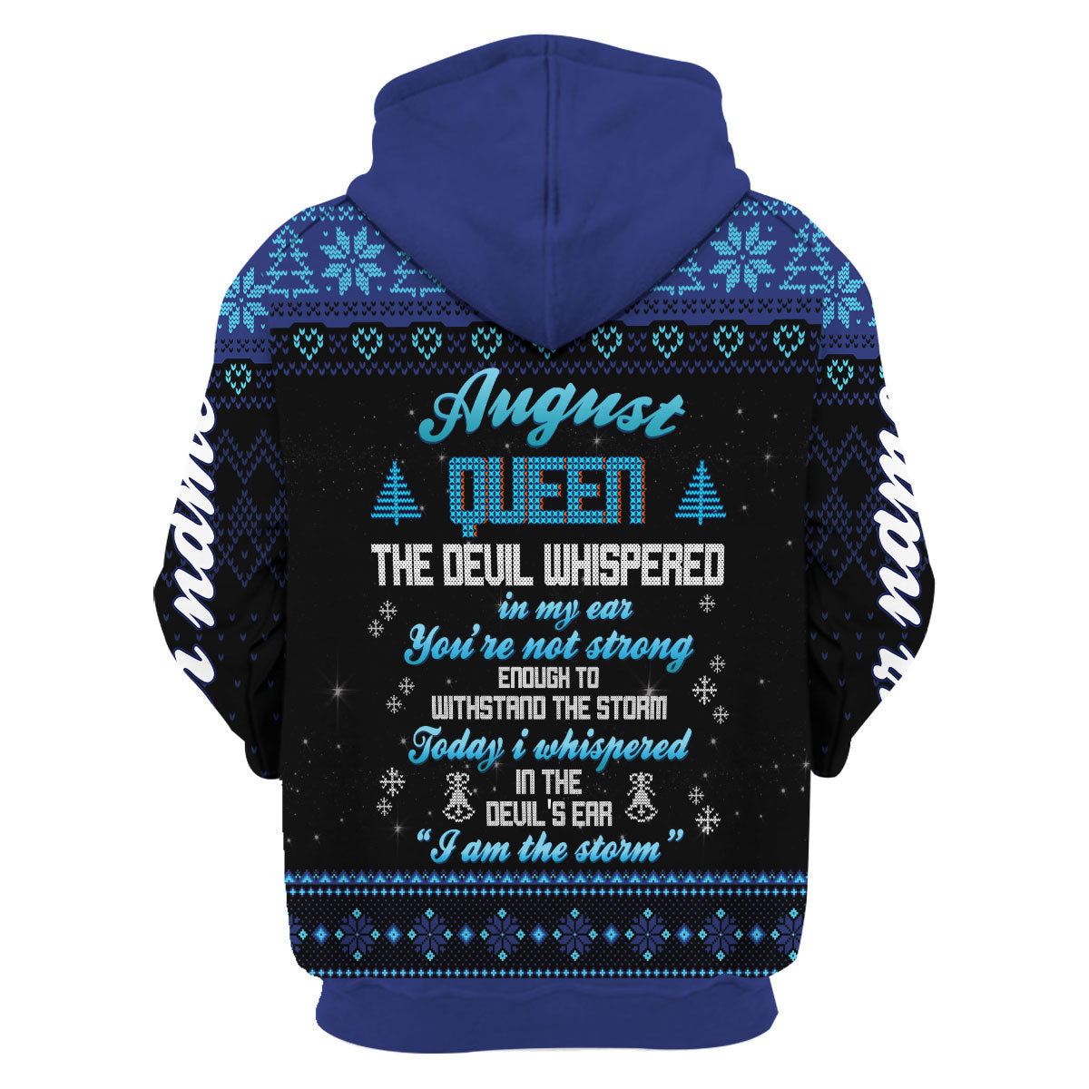 YMskins Personalized Tops August Girl I Am The Storm All Over Printed