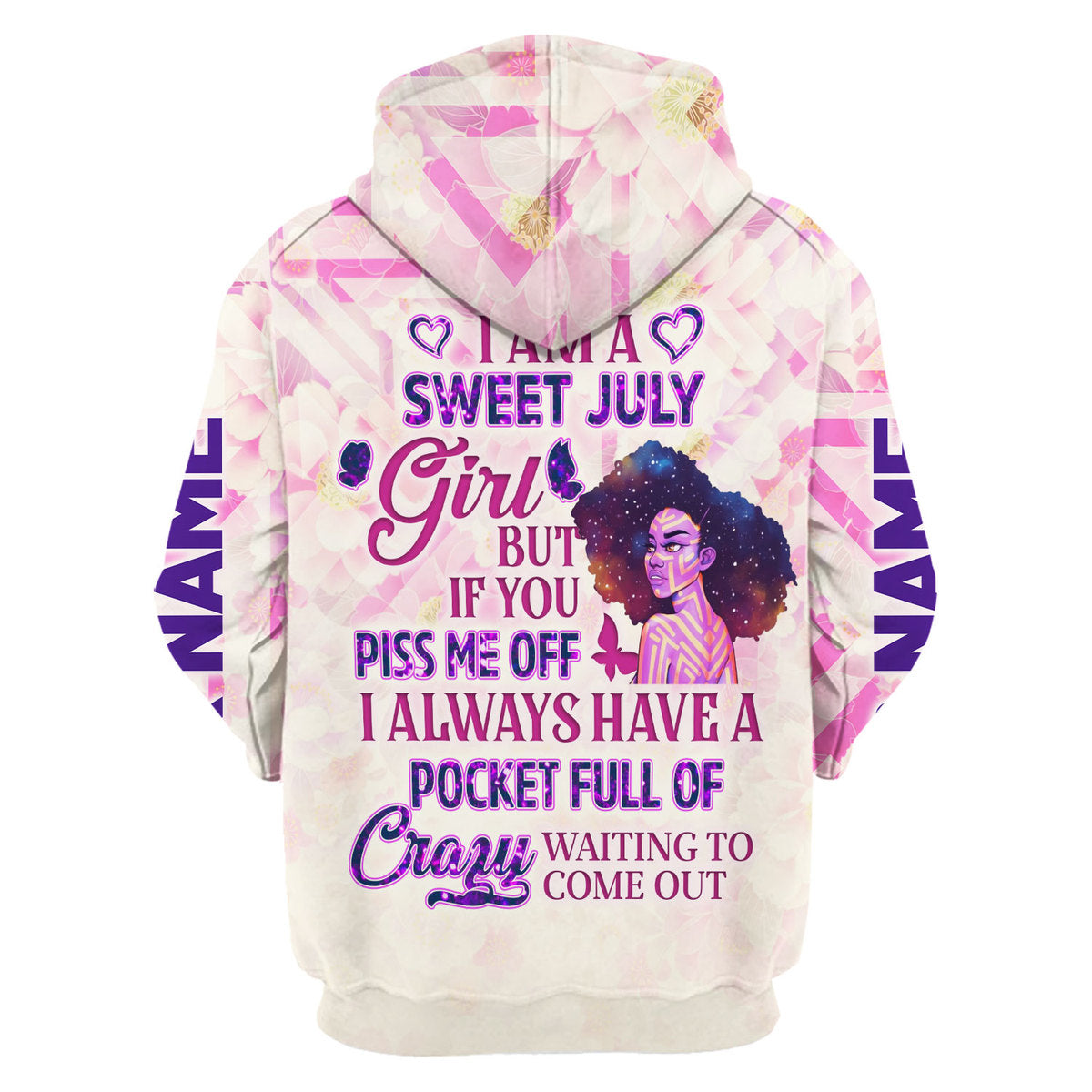 YMskins Personalized Tops July Girl All Over Printed