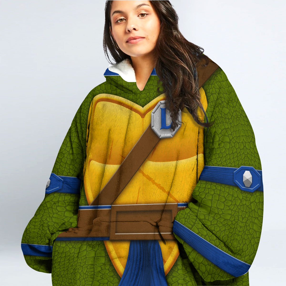 Leonardo Cosplay & Costume Over Size Hoodie Fleece One Size