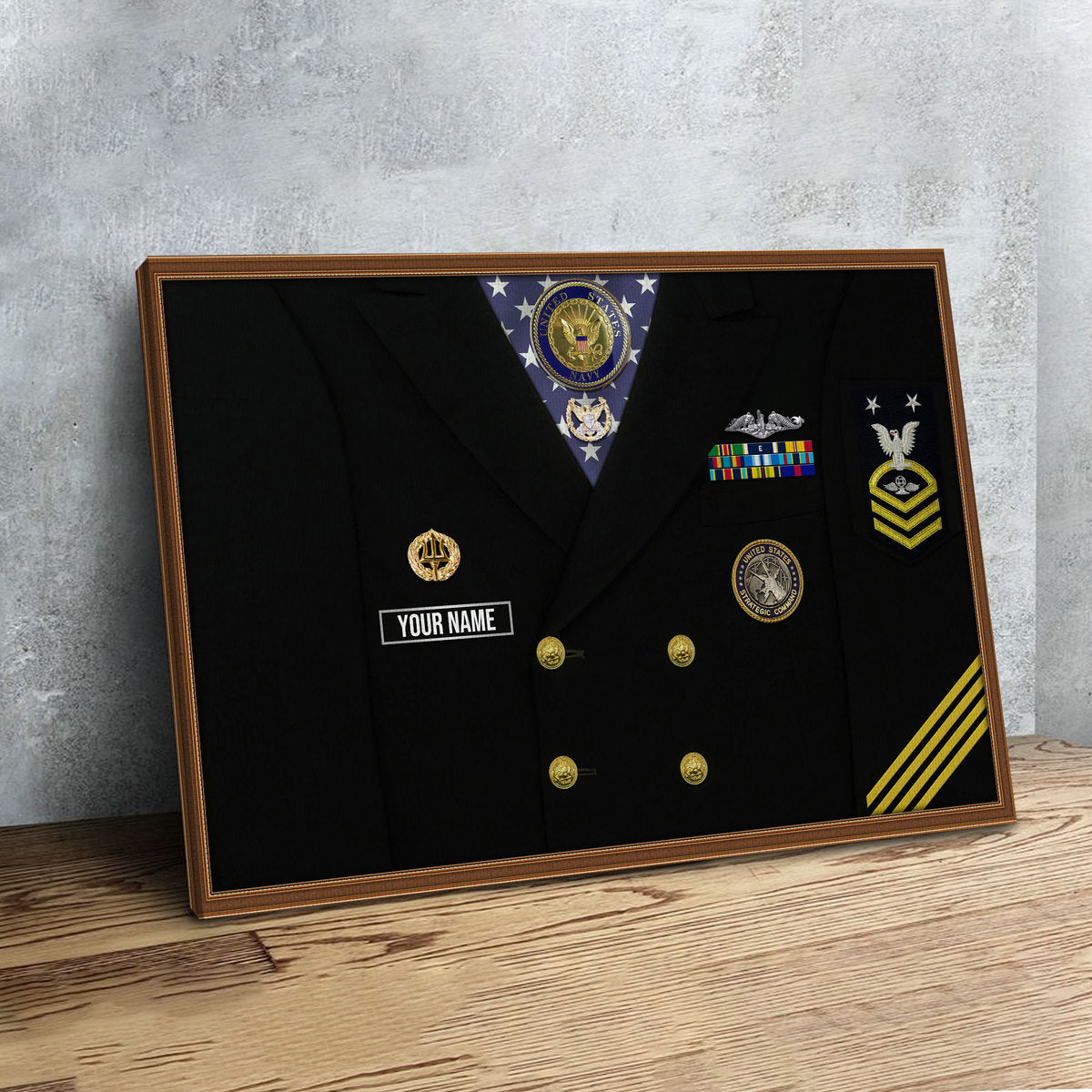 Personalized Name & Ranks U.S. Navy Enlisted Digital File/ Poster/ Canvas