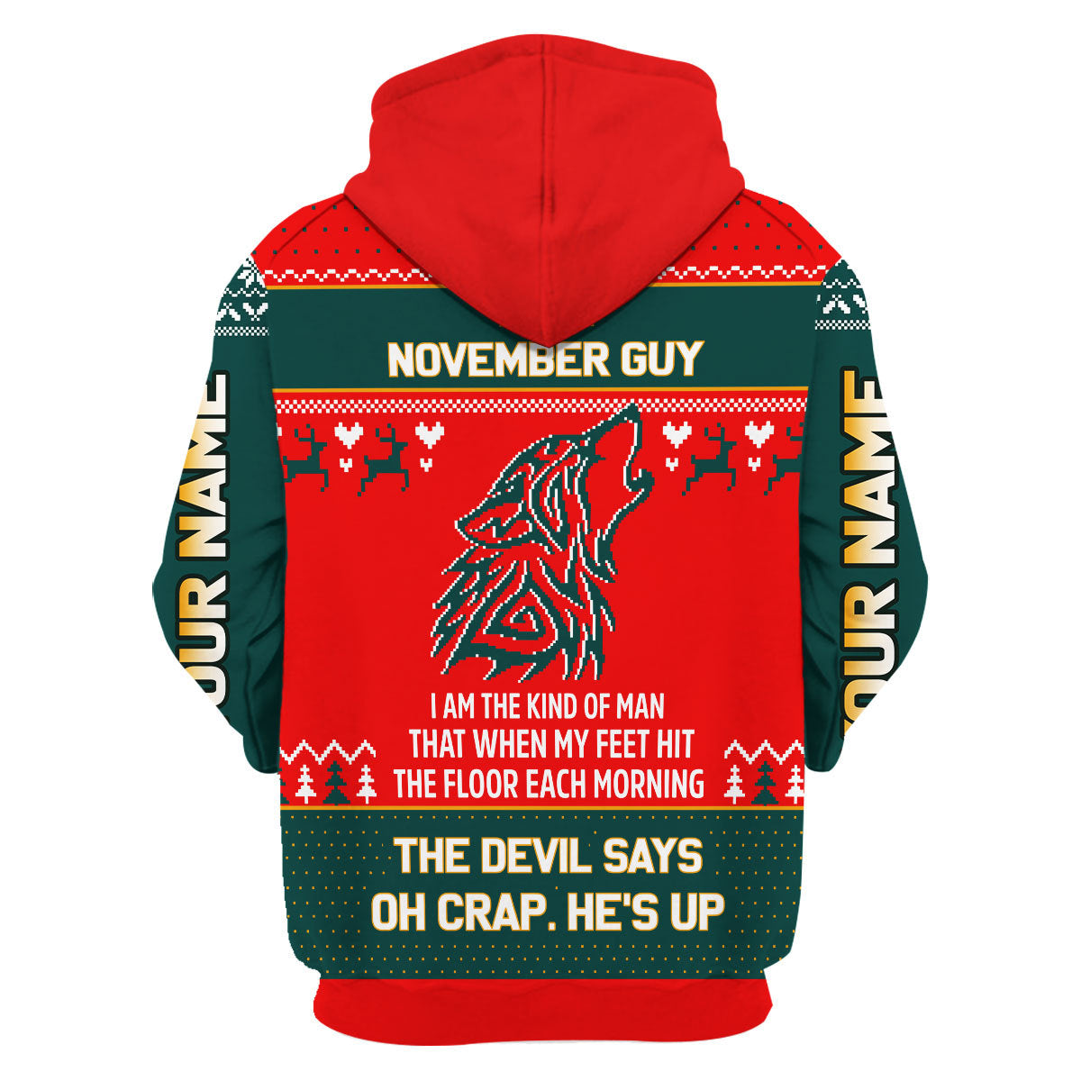 YMskins Personalized Tops November Guy All Over Printed