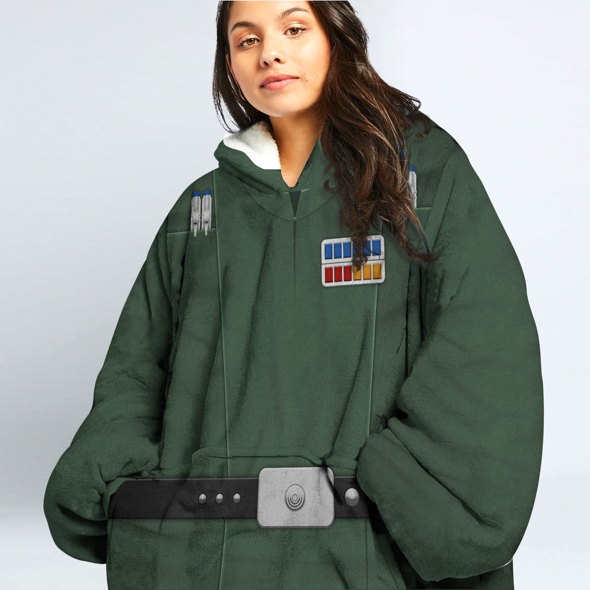 MakerHuman Tarkin Cosplay & Costume Over Size Hoodie Fleece One Size