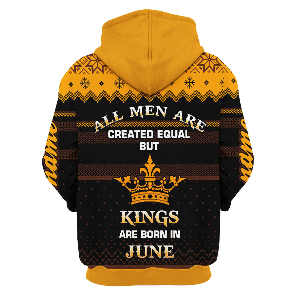 YMskins Personalized Zip Hoodie June Guy Kings Are Born In June All Over Printed