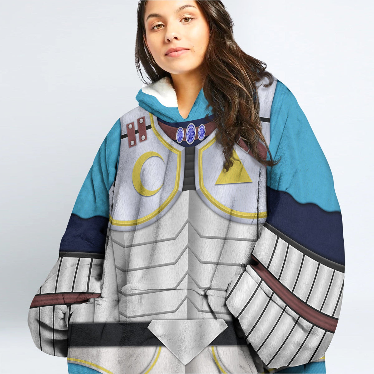 Fierce Deity Link Over Size Hoodie Fleece One Size