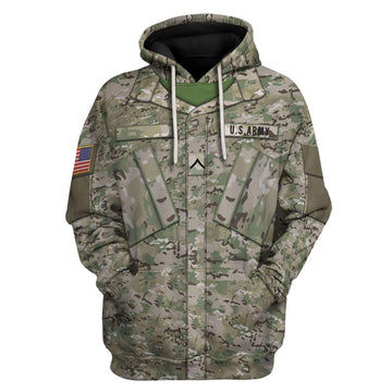 US Army Combat Uniform Custom Rank