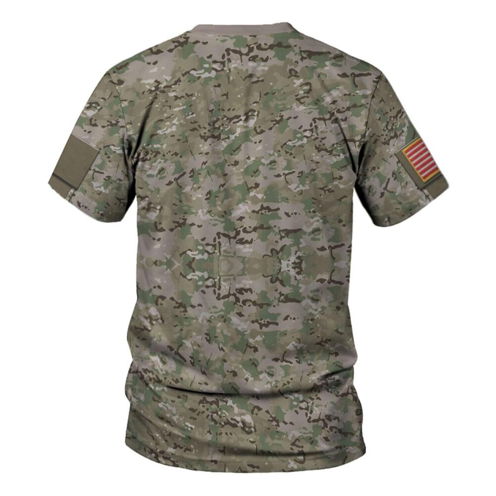 US Army Combat Uniform Custom Rank