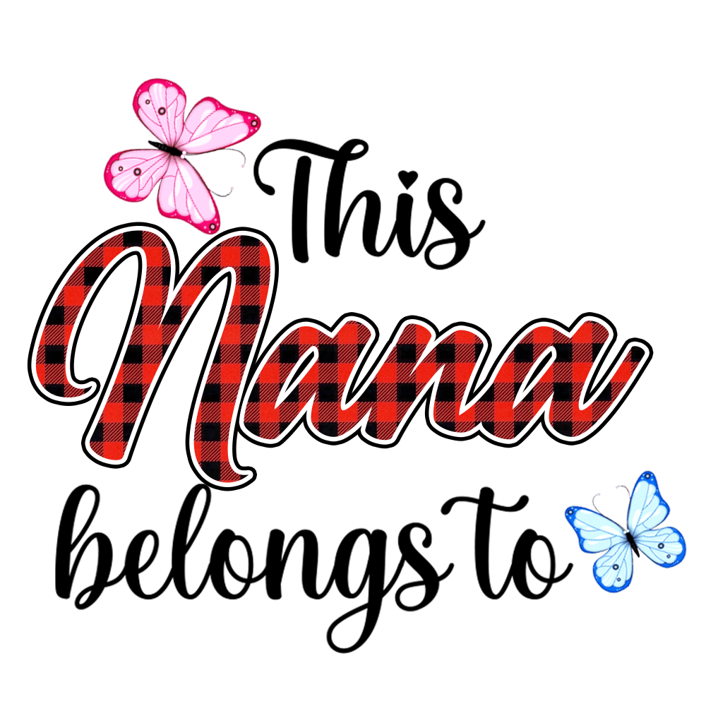 Personalised Grandma This Nana Belongs to T-shirt