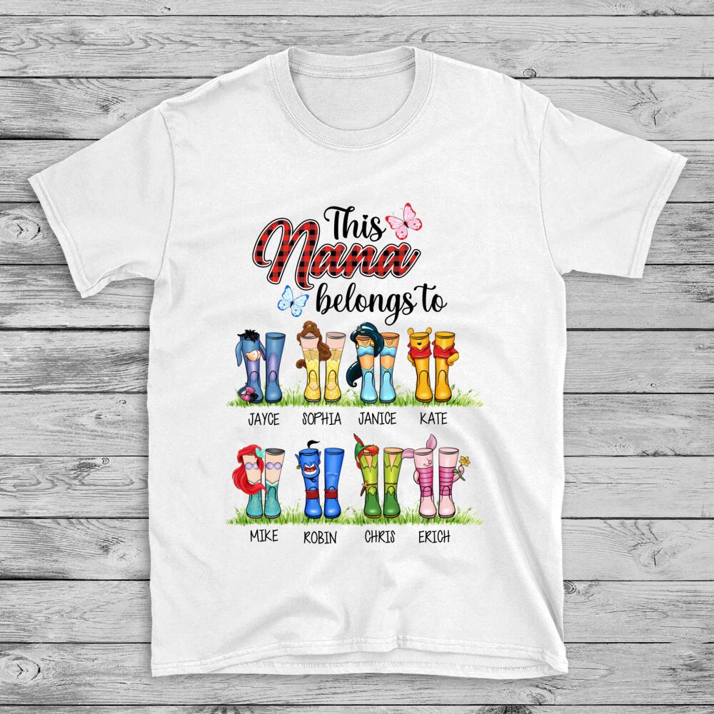 Personalised Grandma This Nana Belongs to T-shirt