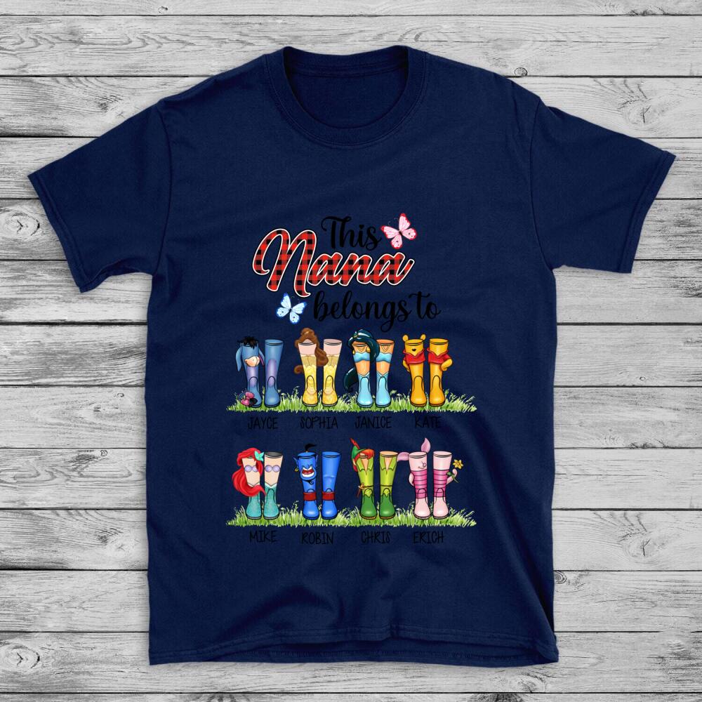 Personalised Grandma This Nana Belongs to T-shirt