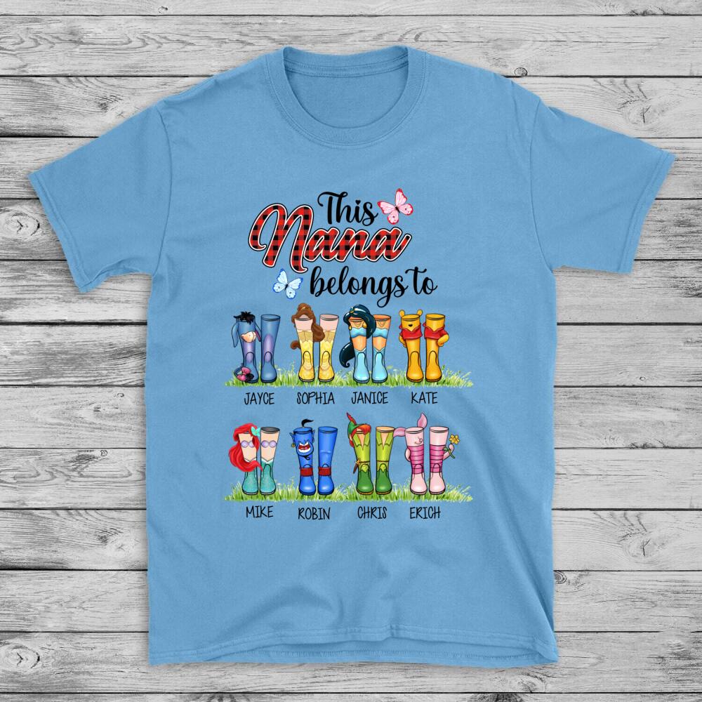 Personalised Grandma This Nana Belongs to T-shirt