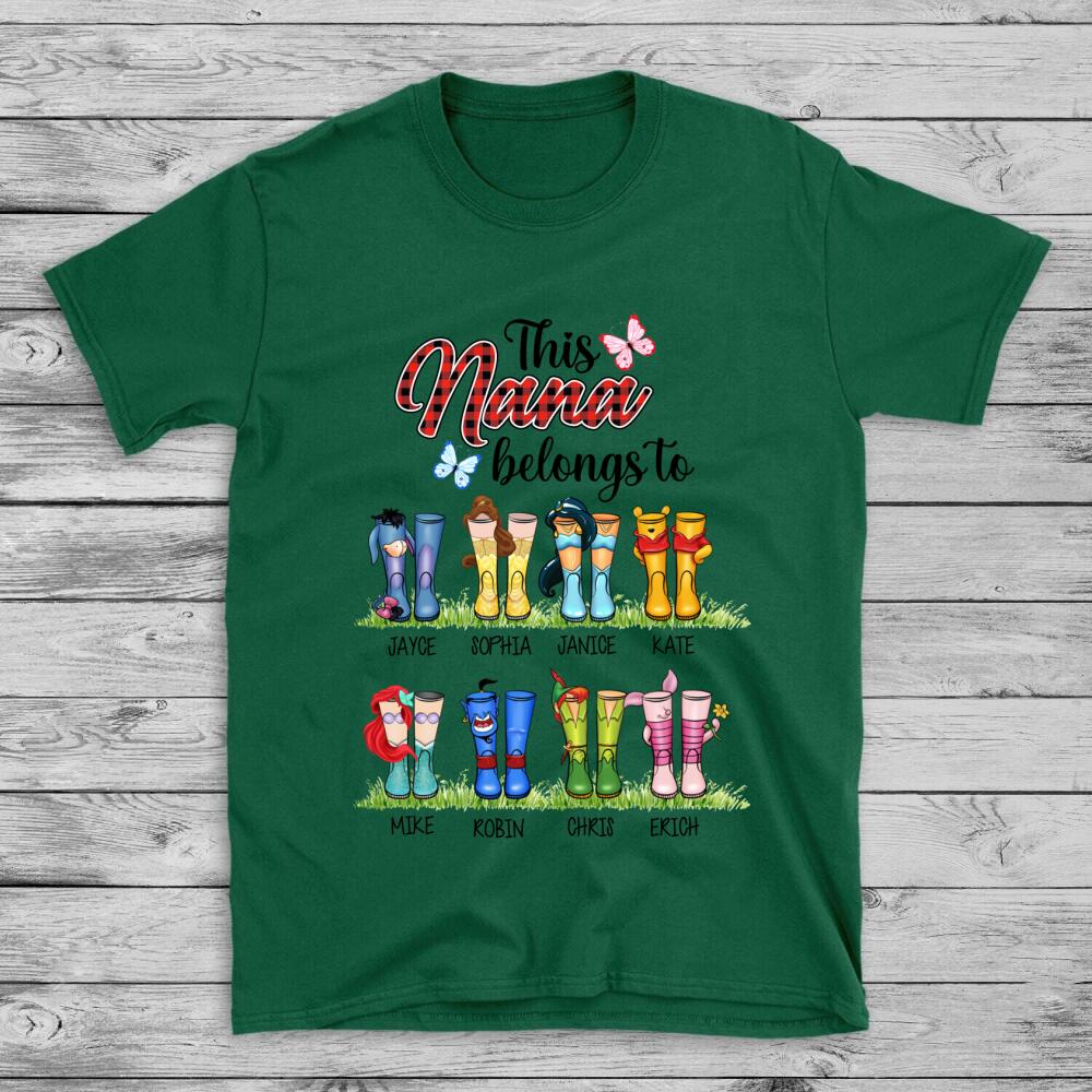 Personalised Grandma This Nana Belongs to T-shirt
