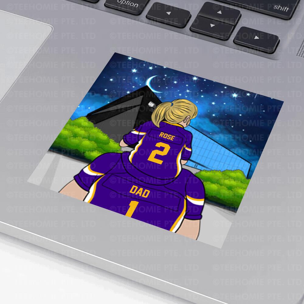 Personalized Family Vikings Square Sticker (EU) - Football Team