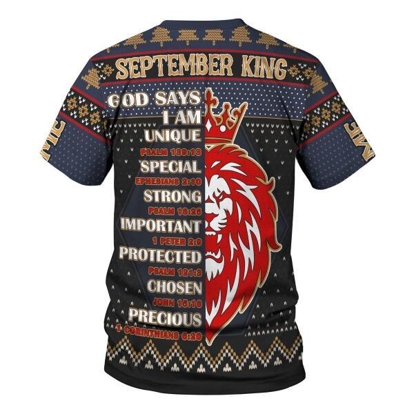 YMskins Personalized Name T-shirt September Guy All Over Printed