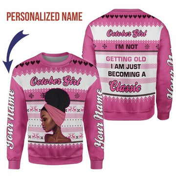 YMskins Personalized Tops October Girl All Over Printed
