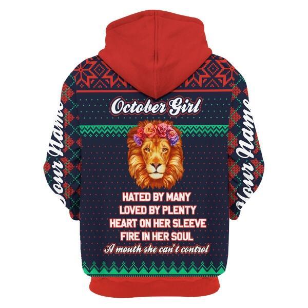YMskins Personalized Tops October Girl All Over Printed