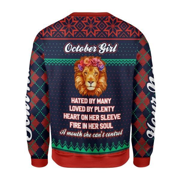 YMskins Personalized Tops October Girl All Over Printed
