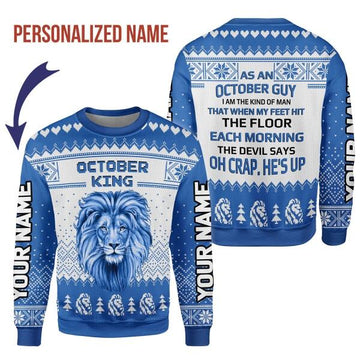 YMskins Personalized Tops October Guy All Over Printed