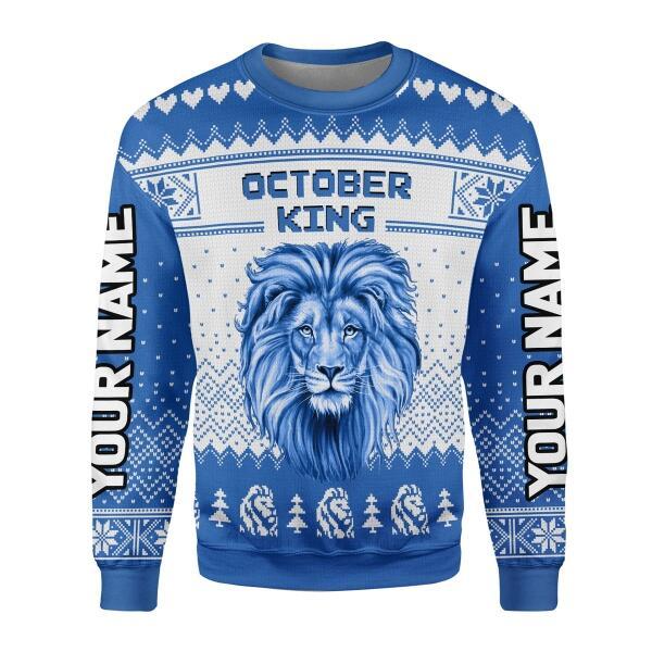 YMskins Personalized Sweatshirt October Guy All Over Printed