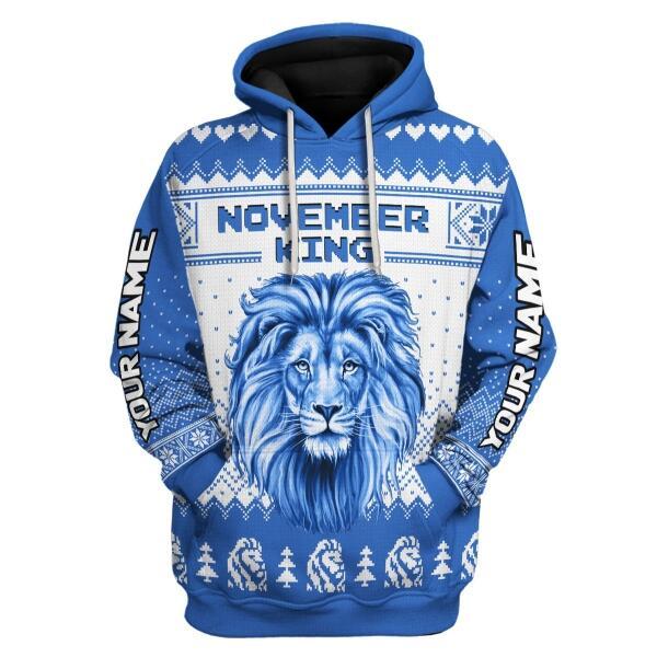 YMskins Personalized Hoodie November Guy All Over Printed