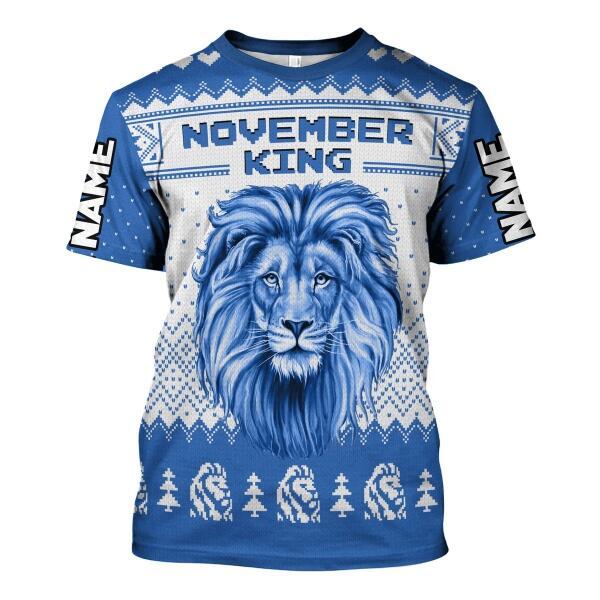 YMskins Personalized Tops November King All Over Printed