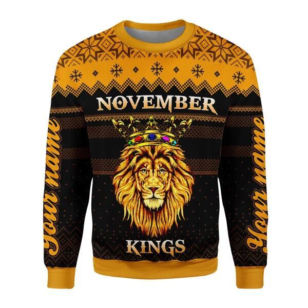 YMskins Personalized Tops November Kings  All Over Printed