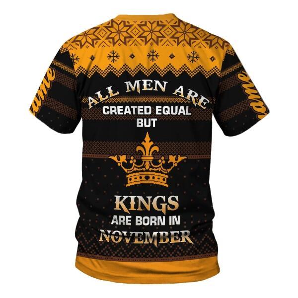 YMskins Personalized Tops November Kings  All Over Printed