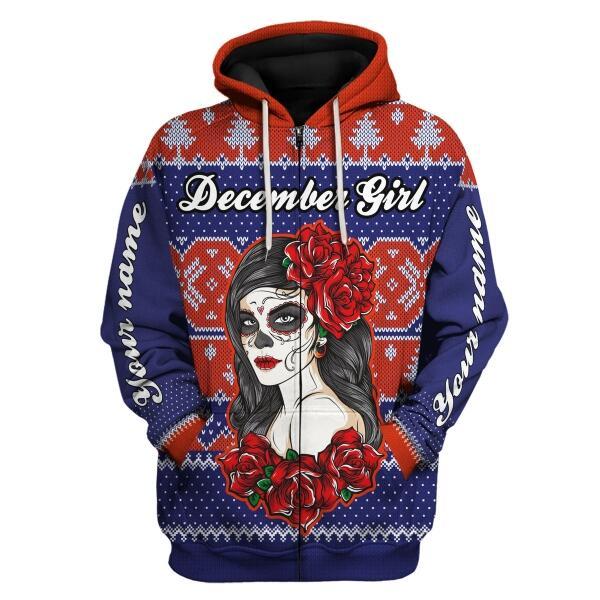 YMskins Personalized  Tops  December Girl Hated By Many Loved By Plenty All Over Printed