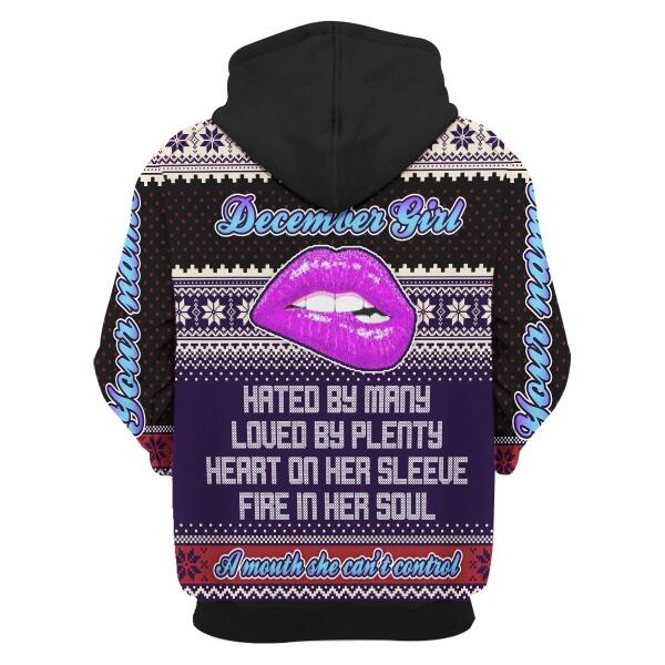 YMskins Personalized  Tops  A Queen Was Born In December All Over Printed