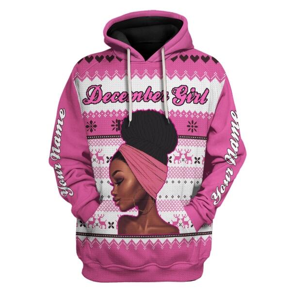 YMskins Personalized  Tops  December Girl All Over Printed