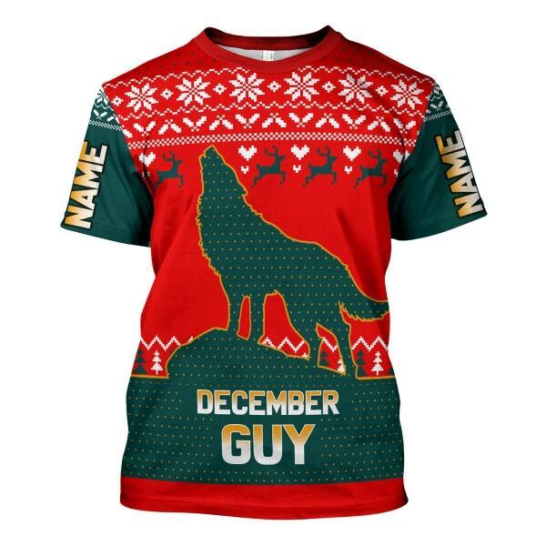 YMskins Personalized  Tops  December Guy All Over Printed