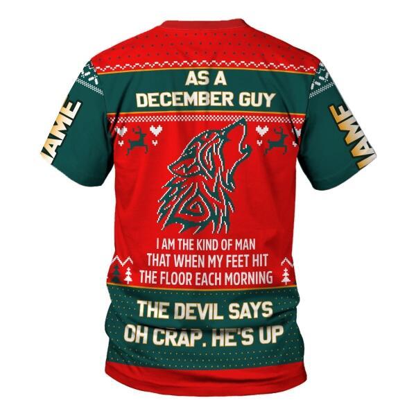YMskins Personalized  Tops  December Guy All Over Printed