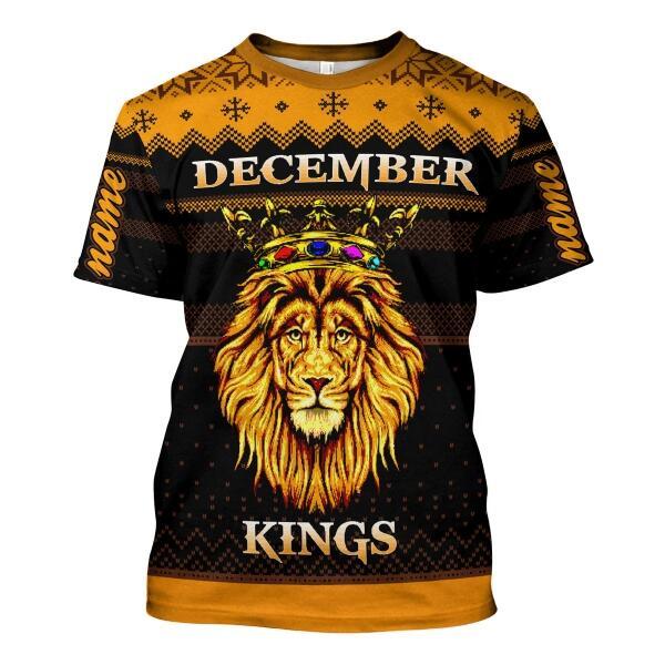 YMskins Personalized  Tops  December MenOver Printed
