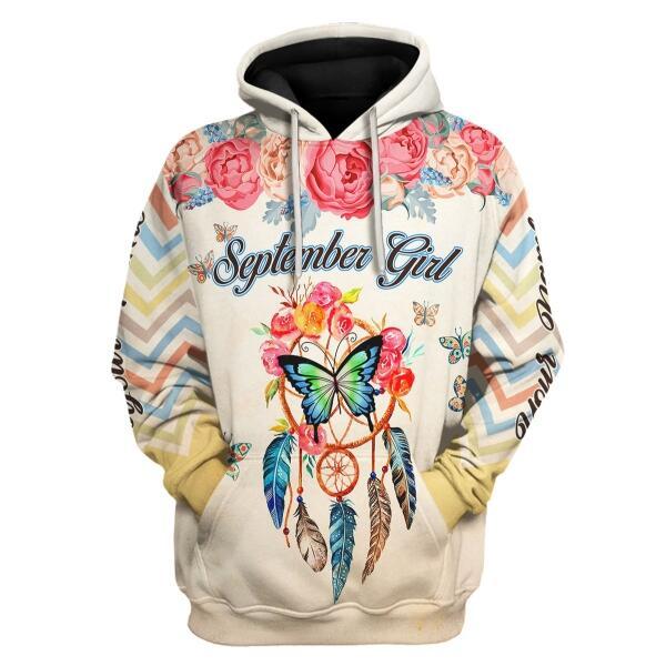 YMskins Personalized Tops September Girl All Over Printed
