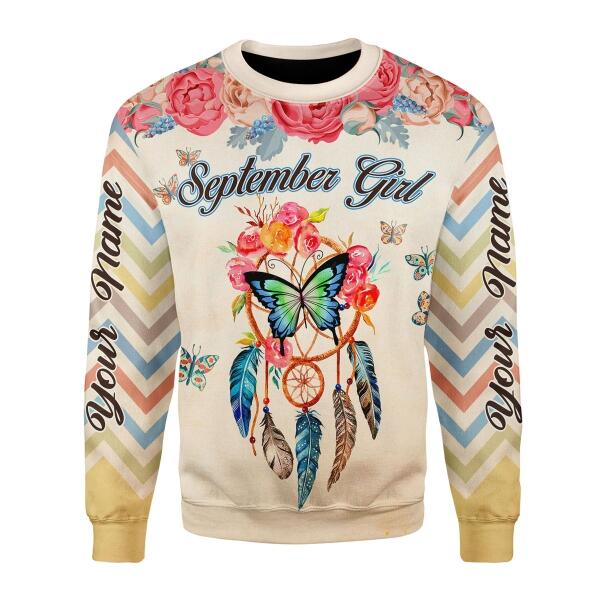 YMskins Personalized Tops September Girl All Over Printed