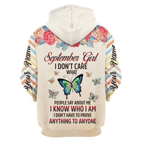 YMskins Personalized Tops September Girl All Over Printed