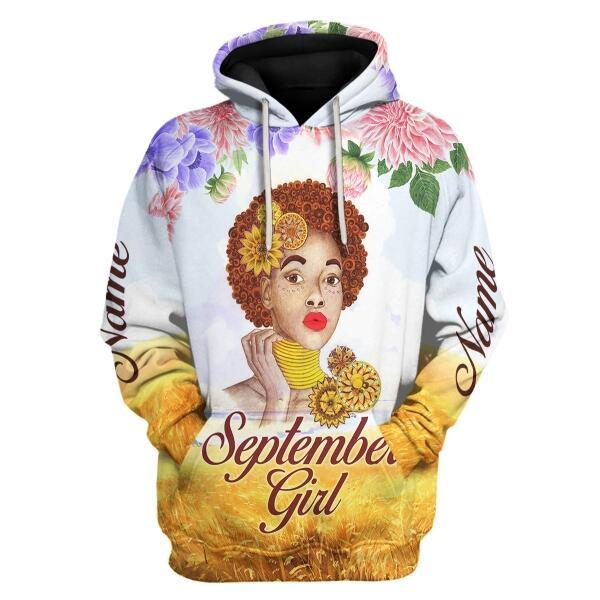 YMskins Personalized Tops September Girl All Over Printed