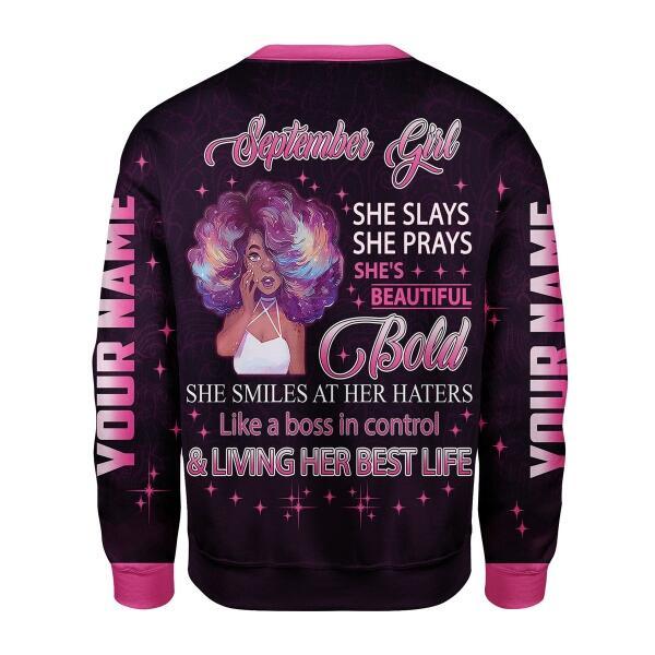 YMskins Personalized Tops September Girl All Over Printed