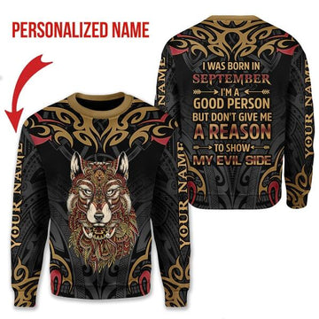 YMskins Personalized Tops September Guy All Over Printed