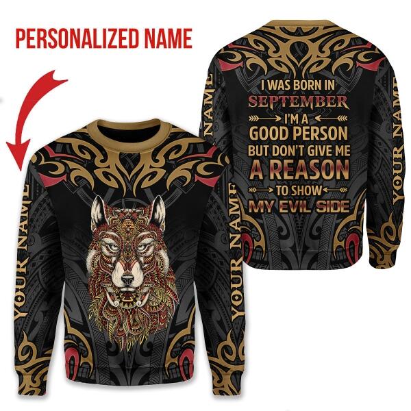 YMskins Personalized Tops September Guy All Over Printed